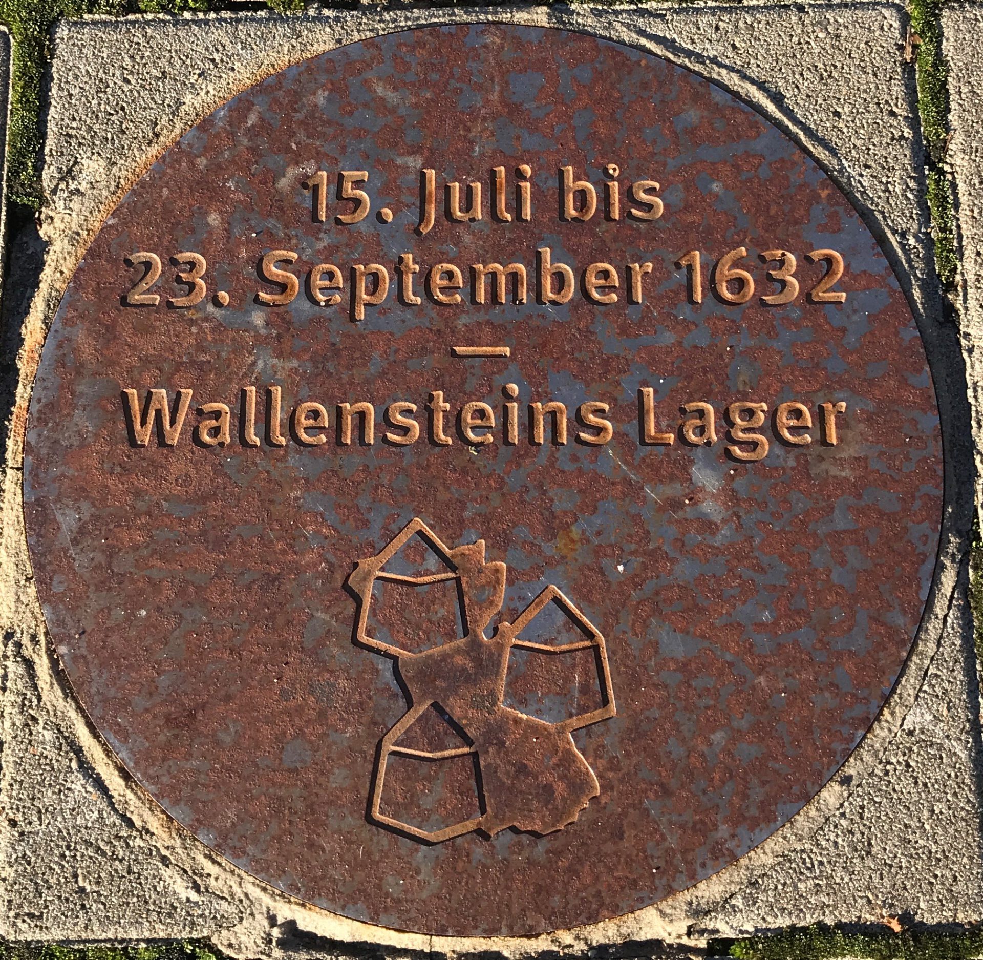 Erlebnisweg Wallensteins Lager Zirndorf Stolperstein Datum